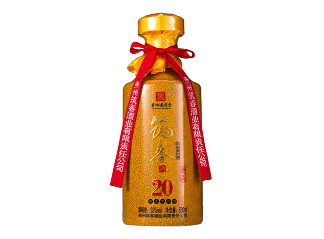筑春精品20 酱香型白酒 500ml